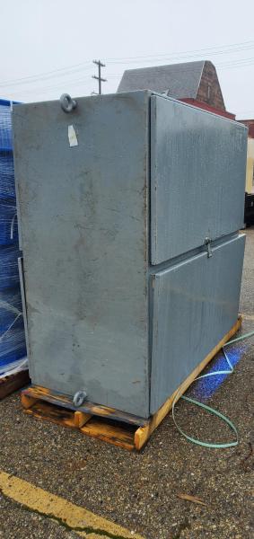 Lot of 2 &ndash; Industrial Steel Storage Cabinets / Utility Equipment Lockers &ndash; 60" x 60" x 30". - Image 2