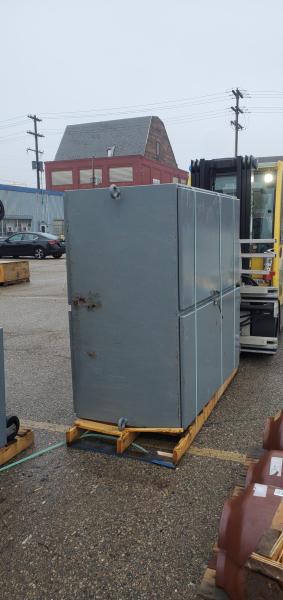 Lot of 2 &ndash; Industrial Steel Storage Cabinets / Utility Equipment Lockers &ndash; 60" x 60" x 30". - Image 4
