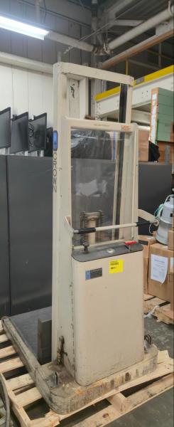 Crown BS-64 Electric Hydraulic Walk-Behind Stacker- 1500Lb Capacity- Works, Needs New Batteries- - Image 4