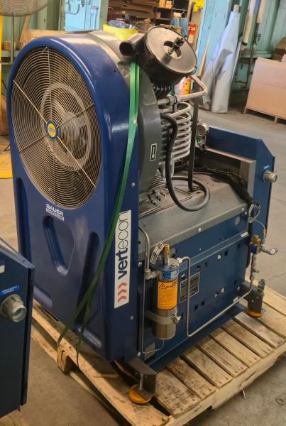 Bauer Verticus High-Pressure Breathing Air Compressor- 8989Hrs- Professionally Serviced by OTC Industrial Technologies. C- - Image 2