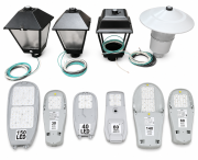 Mixed Lot Of New- Open Box/No Box- Commercial And Municipal-Grade LED Lighting Fixtures Including Decorative Post-Top Fixtures