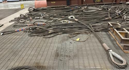 Lot of Steel Wire Rope Rigging - Image 7