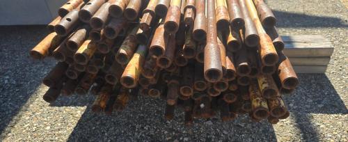 Large lot of steel drilling rods used in underground utility, directional boring- - Image 2