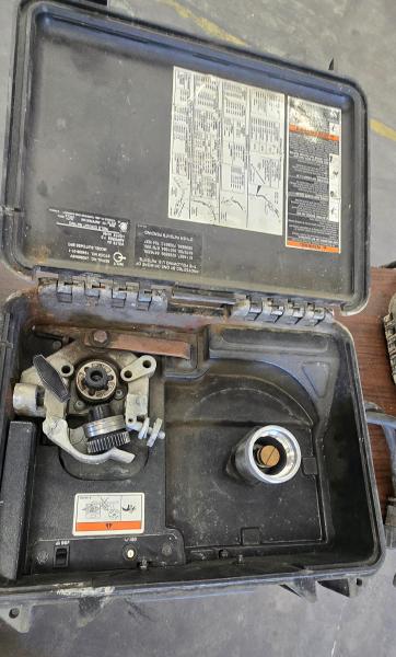 Miller SuitCase 8RC portable wire feeder in a rugged protective carrying case.  - Image 3
