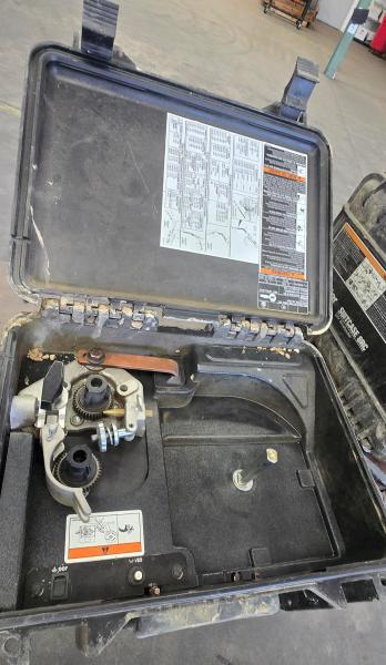 Miller SuitCase 8RC portable wire feeder in a rugged protective carrying case.  - Image 3