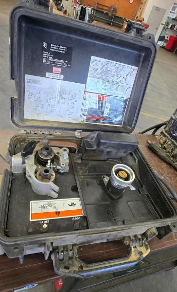 Miller SuitCase 8RC portable wire feeder in a rugged protective carrying case.  - Image 3