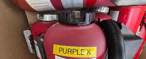 Lot of 9 used Ansul Fire Extinguishers, Untested, Unrated. - Image 3