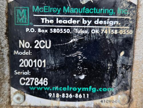 Lot of McElroy No. 2CU Manual HDPE Pipe Fusion Machines (2) w/ Footage Tools Facer- - Image 4