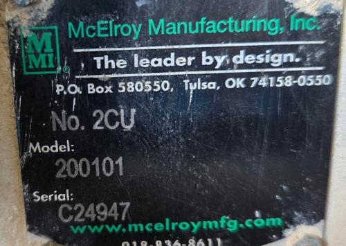 Lot of McElroy No. 2CU Manual HDPE Pipe Fusion Machines (2) w/ Footage Tools Facer- - Image 5