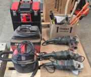 Contractor Tool Lot &ndash; Metabo Grinders, Shop Vacs, Toolbox, Hand Tools-