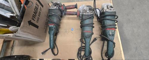 Contractor Tool Lot &ndash; Metabo Grinders, Shop Vacs, Toolbox, Hand Tools- - Image 3