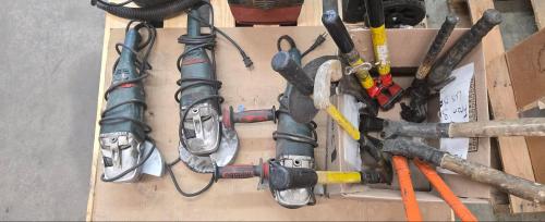 Contractor Tool Lot &ndash; Metabo Grinders, Shop Vacs, Toolbox, Hand Tools- - Image 4