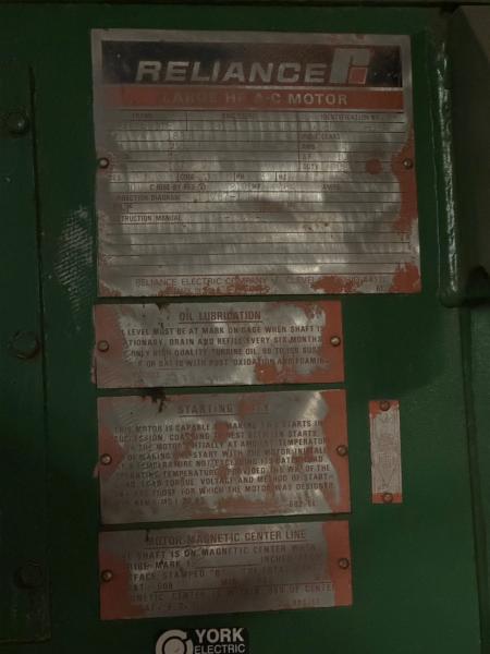 Westinghouse Voltage Motor &ndash; ~1500 HP  - Image 2