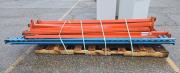 Lot of Used Teardrop Pallet Rack &ndash; Approx. 10' Uprights & 8' Beams &ndash; No Hardware 