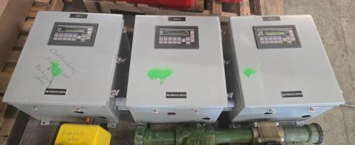Lot of three (3) Flexim FLUXUS ADM 7407 ultrasonic flowmeter systems removed from industrial service / surplus inventory. - Image 1
