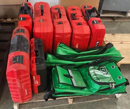 Greenlee Gator storage bags with assorted Milwaukee/Hilti hard tool cases &ndash; mixed lot - Image 2