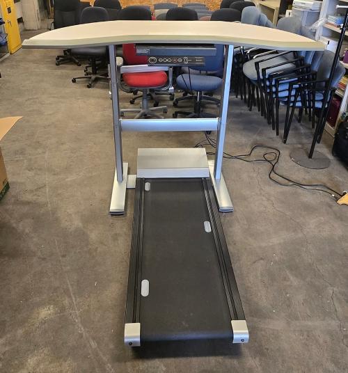 FitWork Walkstation w/ adjustable desk- Working Condition-Safety Key losing magnetism. - Image 1
