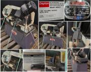 Dayton Model 48WE31 8" x 12" horizontal metal cutting band saw. 