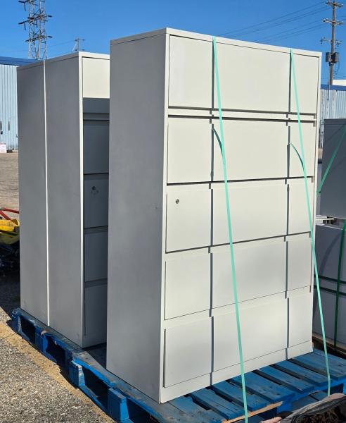 Lot of 4 Commercial File Cabinets &ndash; 3 Steelcase & 1 FireKing Fire-Resistant Cabinet. - Image 2