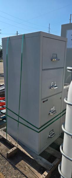 Lot of 4 Commercial File Cabinets &ndash; 3 Steelcase & 1 FireKing Fire-Resistant Cabinet. - Image 3