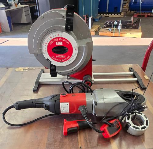 Gardner Bender B1000 Portable Cyclone Electric Conduit Bender System with PT200 Power Drive  - Image 2