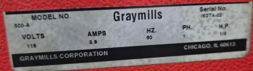 Graymills Clean-O-Matic Model 500-A Parts Washer / Cleaning Tank  - Image 3