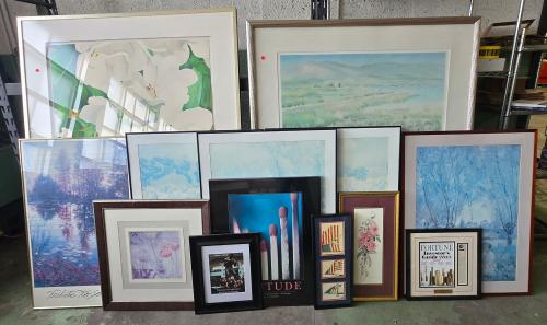 Mixed Lot of Framed Artwork, Prints & Memorabilia &ndash; Various Sizes  - Image 1