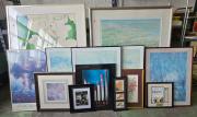 Mixed Lot of Framed Artwork, Prints & Memorabilia &ndash; Various Sizes 