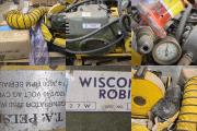 T.A. Pelsue Industrial Ventilation Blower System w/ Wisconsin Robin Engine & Flexible Ducting- 