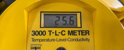 YSI Model 3000 T-L-C Temperature / Level / Conductivity Meter w/ YSI 3050 Probe- - Image 3