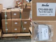 Lot of 600 Itron CFG-0005-003 Pipe & Wall Install Kits &ndash; 30 Cases &ndash; New/Unused-