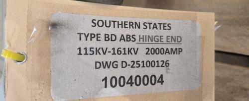 Southern States Type BD 115kV-161kV 2000A High Voltage Disconnect Switch Assembly  - Image 3
