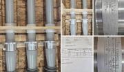 Lot of 3 Electro Composites SDC 46kV 400/1200A 250kV BIL Transformer Bushings 