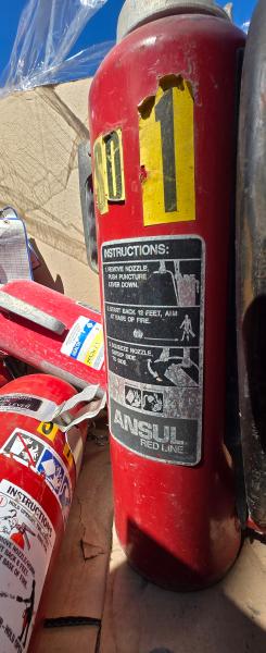 5 Gaylords of Used Fire Extinguishers. NOT MEANT FOR REUSE. - Image 5