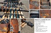 Lot of two Lot of two PENGO H-225 heavy-duty earth augers-