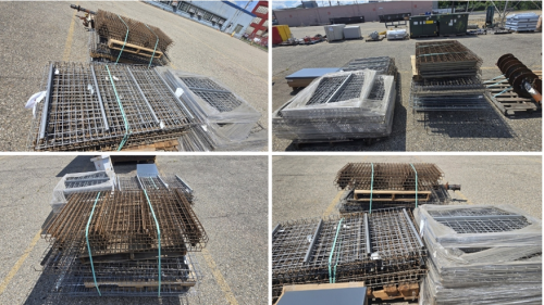 Mixed Pallet Racking Shelf Grates &ndash; Assorted Sizes- NO HARDWARE - Image 1