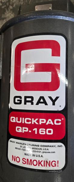 Gray Manufacturing QuickPac QP-160 Heavy-Duty Oil Filter Crusher w/ Stand  - Image 1