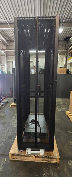 APC NetShelter SX AR3100 42U Server Rack Cabinet w/ APC Smart-UPS 2200VA  - Image 2