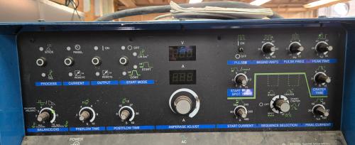 Miller Syncrowave 350 LX CC-AC/DC TIG/Stick Welder with TIGRunner Cart  - Image 2