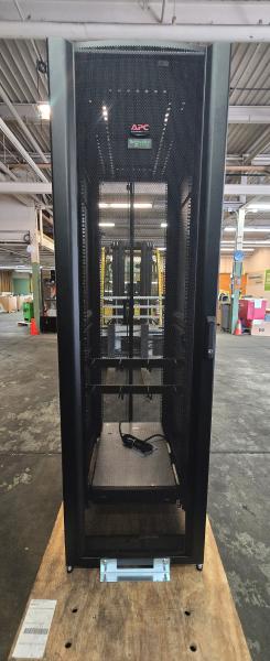 APC NetShelter SX AR3100 42U Server Rack Cabinet w/ APC Smart-UPS 2200VA  - Image 3