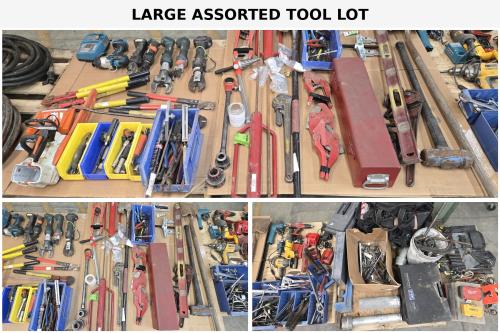 Large Assorted Tool Lot &ndash; Power Tools, Pipe Tools, Hand Tools, Clamps & More  - Image 1