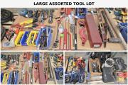 Large Assorted Tool Lot &ndash; Power Tools, Pipe Tools, Hand Tools, Clamps & More 