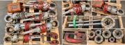 RIDGID Heavy-Duty Electric Pipe Threaders &ndash; Lot of 7 with Accessories 