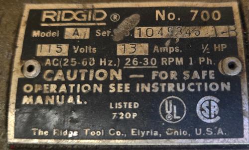 RIDGID Heavy-Duty Electric Pipe Threaders &ndash; Lot of 7 with Accessories  - Image 2