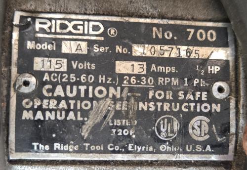 RIDGID Heavy-Duty Electric Pipe Threaders &ndash; Lot of 7 with Accessories  - Image 3