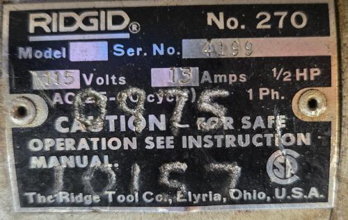 RIDGID Heavy-Duty Electric Pipe Threaders &ndash; Lot of 7 with Accessories  - Image 4