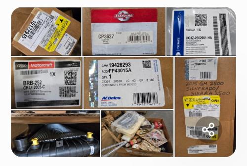 Lot of automotive replacement parts, components, and accessories from surplus inventory. - Image 1