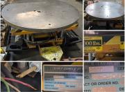 ECDOA 2,000 LB Electro-Hydraulic Rotating Lift Table / Platform 