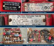 Assorted Pneumatic Construction / Demolition Tools & Air Hoses 