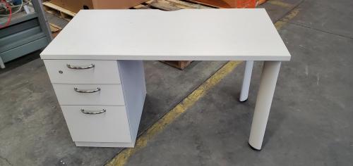 Office Desk- Metal with Laminate Top. 48 - Image 2